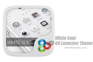 تم سفید و زیبا گو لانچر برای اندروید 1.0 White Soul GO Launcher Theme