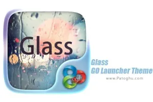 تم شیشه ای گولانچر برای اندروید 2.9.39 Glass GO Launcher Theme