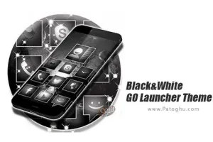 تم مشکی و سفید گو لانچر برای اندروید 4.177.83.90 Black&White GO Launcher Theme