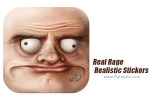 دانلود 5.961. Real Rage - Realistic Stickers نرم افزار استیکر های واقع گرایانه و خنده دار برای اندروید