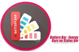 دانلود نرم افزار Battery Bar : Energy Bars on Status bar v2.4 نوار باتری در استاتوس بار برای اندروید