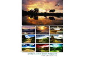 تصاویر بسیار زیبا از غروب آفتاب World of Sunset Nature Wallpapers