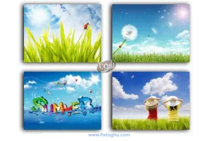 پس زمینه های گرافیکی در رنگ های شاد Creative Design Wallpapers