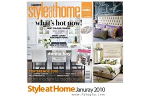 مجله طراحی دکوراسیون و طراحی داخلی Style at Home Januray 2010