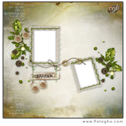 دانلود فریم و قاب دور تصویر ویژه عکس عروس و داماد