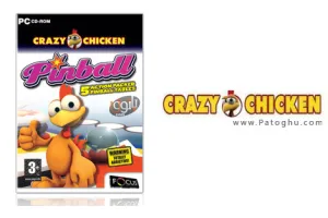 دانلود بازی سرگرم کننده کامپیوتر پین بال مرغ دیوانه - Crazy Chicken Pinball v1.0