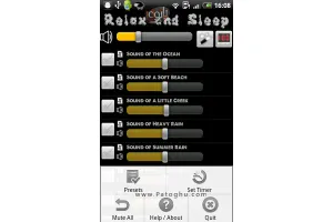 نرم افزار آندورید موبایل صداهای جالب طبیعت - Relax and Sleep 2.73