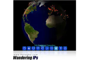 پیدا کردن موقعیت IP بر روی نقشه با Wandering IPs 1.5.7 Final