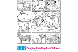 تمرین نقاشی برای کودکان Practice Painting For Children