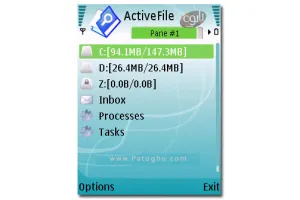 برنامه فایل منیجر نسخه جدید نوکیا سری 60 ورژن 3 - ActiveFile 1.44 S60