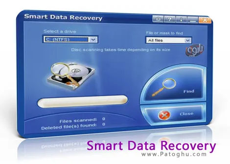 نرم افزار بازیابی اطلاعات پاک شده با Smart PC Solutions Smart Data Recovery v4.4