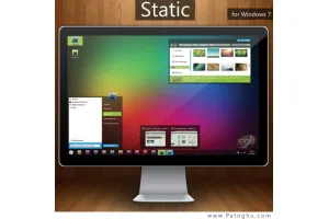 تم جدید و استاتیک ویندوز سون – Static Theme For Windows 7