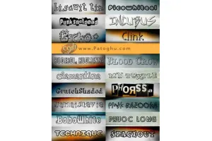 دانلود فونت انگليسي منحصر به فرد Particularly in English fonts