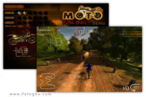 دانلود بازی کامپیوتر کم حجم مسابقه موتور سواری MotoRacing PC Game