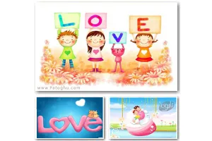 مجموعه پس زمینه عاشقانه برای دسکتاپ شما با کیفیت بالا Lovely Wallpapers