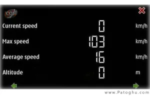 نرم افزار سرعت سنج ديجيتالي برای سيمبيان ورژن 3 - Kilut Oy speedometer v3.00