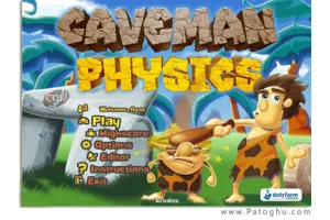 دانلود بازی کم حجم غارنشینان و فیزیک Caveman Physics 2011