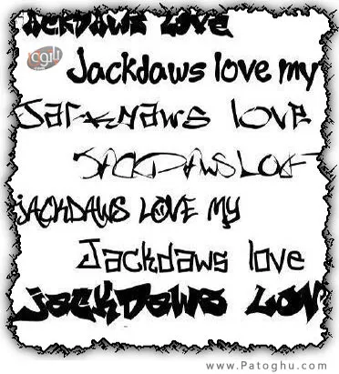 دانلود مجموعه 272 فونت زیبای گرافیتی برای طراحی