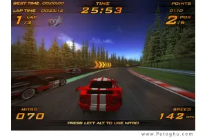 بازی کم حجم ماشین مسابقه ای نیترو برای کامپیوتر - Ultra Nitro Racers 1.14