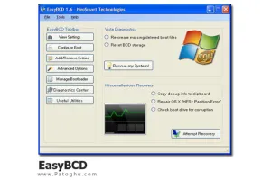 نرم افزار مدیریت منوی بوت ویندوز EasyBCD 2.4.0.237