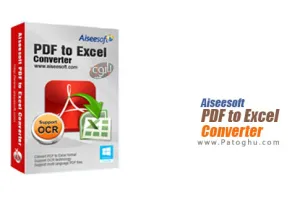 تبدیل پی دی اف و متون اسکن شده به اکسل - دانلود Aiseesoft PDF to Excel Converter 3.3.50