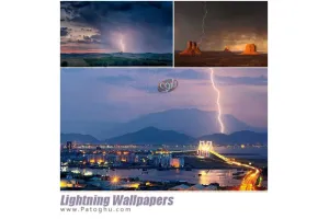 مجموعه عکس پس زمینه از رعد و برق برای کامپیوتر Lightning Wallpapers