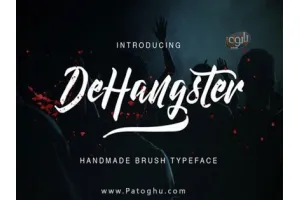 دانلود مجموعه فونت انگلیسی DeHangster Typeface