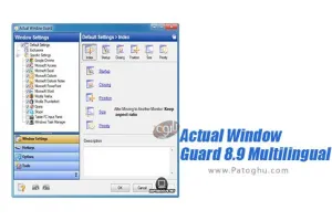 دانلود نرم افزار مدیریت پنجره ها در ویندوز Actual Window Guard 8.15