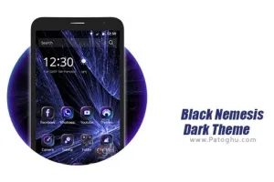 تم مشکی و شیک نمسیس برای اندروید 1.1.1 Black Nemesis Dark Theme