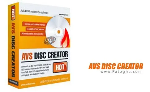 دانلود AVS Disc Creator رایت دیسک های CD و DVD و بلوری