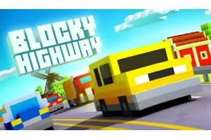 دانلود بازی بزرگراه بلوکی: مسابقه ترافیک اندروید Blocky Highway: Traffic Racing 1.2.7
