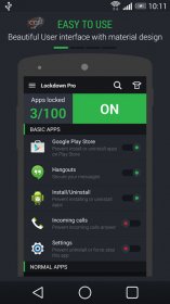 نرم افزار قفل کردن بخش های مختلف اندروید Lockdown Pro Premium - App Lock v2.4.3