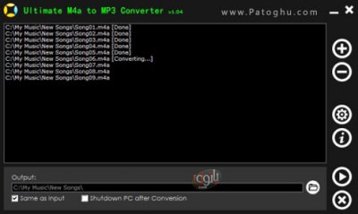 convert m4a to mp3