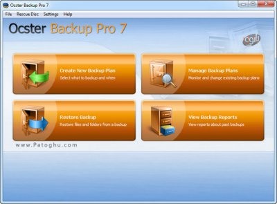 نرم افزار قدرتمند بک آپ و پشتیبان گیری فایلها در کامپیوتر - Ocster Backup Pro v8.19