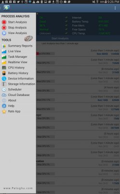 نظارت بر فعالیت های پردازنده ( CPU ) گوشی و تبلت های اندروید CPU Monitor 6 PRO 6.51