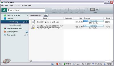 دانلود از سرور تورنت با نرم افزاز FeyTorrents 3.2.0.0