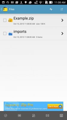 فشرده سازی و باز کردن فایل های فشرده در اندروید iZip Pro - Zip Unzip Tool v6.06