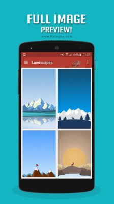 مجموعه پس زمینه با کیفیت برای اندروید Evolve Wallpapers v3.2