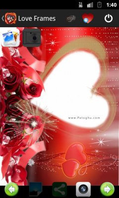 افزودن قاب عکس و فرم های رمانتیک به تصاویر در اندروید Romantic Love Photo Frames 2.0.10