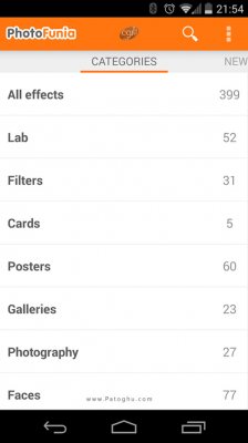 نرم افزار فوتو فونیا اضافه کردن افکت های جذاب به عکس برای اندروید PhotoFunia v4.0.7