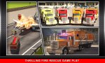 دانلود بازی کامیون آتش نشانی برای اندروید 911Rescue Fire Truck 3D Sim v1.0.5