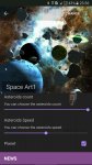 دانلود والپیپر Asteroids 3D live wallpaper برای اندروید