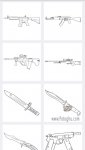 دانلود How to draw weapons برای اندروید