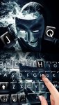 دانلود Anonymous Smoke Keyboard Theme برای اندروید