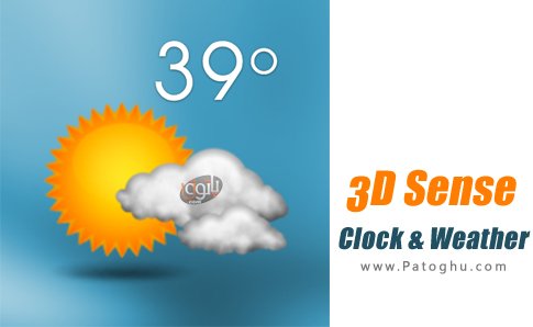 دانلود نرم افزار 3D Sense Clock & Weather - نصب برنامه هواشناسی و ساعت دیجیتال برای اندروید