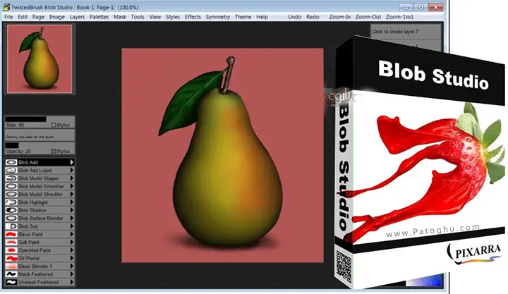 pixarra TwistedBrush Blob Studio