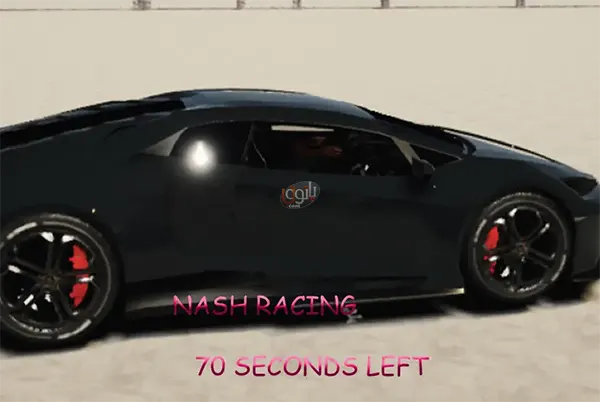 Nash Racing 70 seconds left