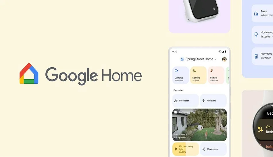 دانلود نرم افزار Google Home 3.16.1.5 برنامه کنترل خانه هوشمند برای اندروید