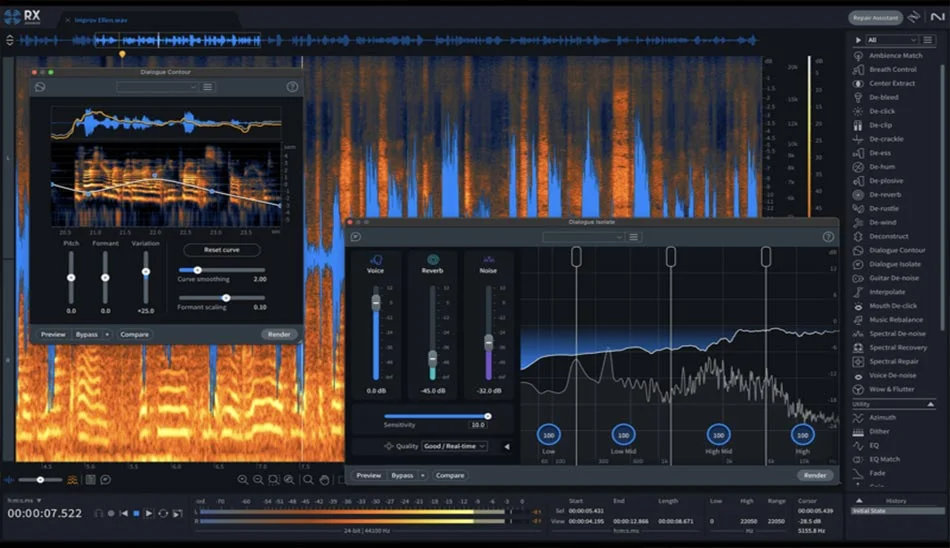 دانلود نرم افزار iZotope RX 11 Audio Editor Advanced 11.0.0 برنامه مشاهده و ویرایش طیف فرکانس‌های صدا