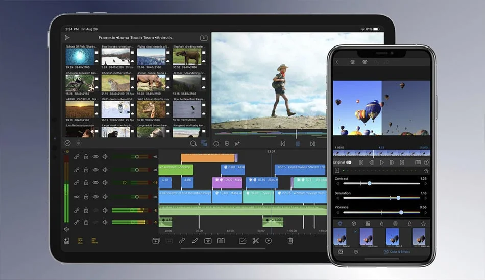 دانلود نرم افزار LumaFusion: Pro Video Editing v1.0.68.4 ویرایشگر حرفه ای ویدئو اندروید